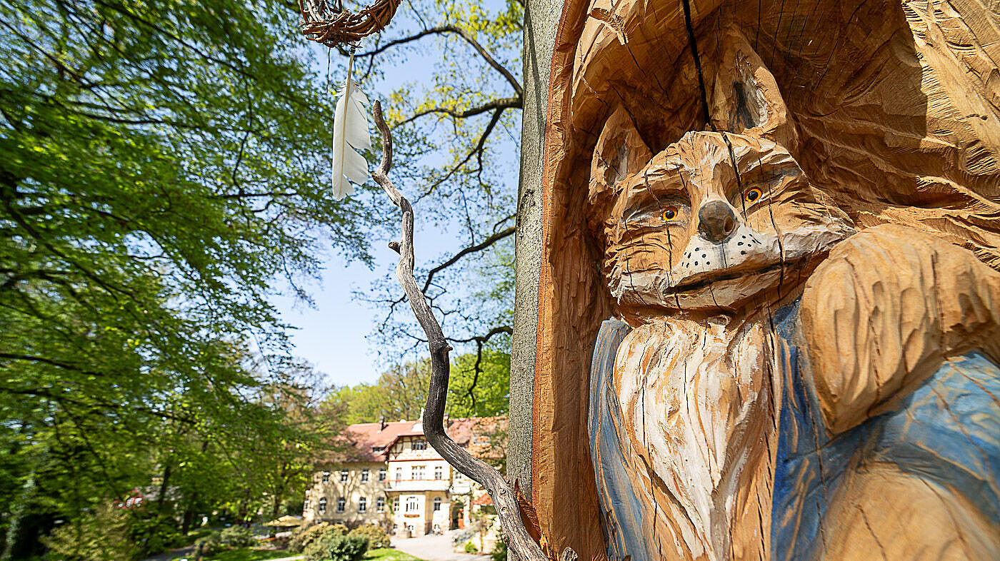 Kettensägenkunst in Kleinwachau