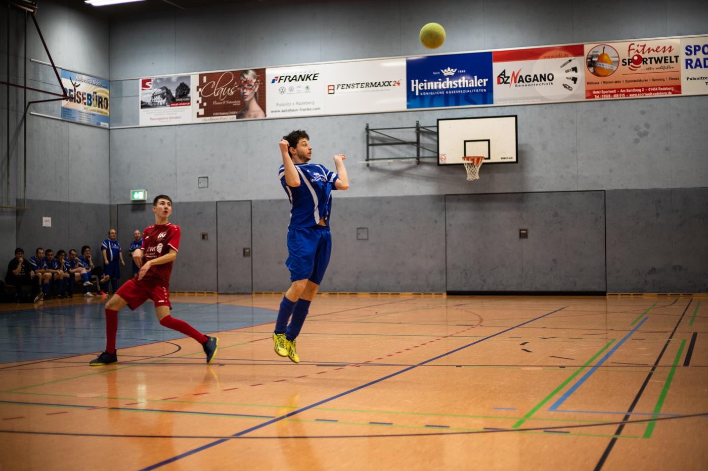 Inklusiver Fußball: Unified-Mannschaften aus Sachsen beim Hallencup des SV Liegau-Augustusbad. Hier: Unified Kleinwachau